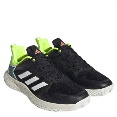 Chaussures Adidas Defiant Speed M Clay noir blanc brillant royal 2023