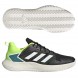 Chaussures Adidas Defiant Speed M Clay noir blanc brillant royal 2023