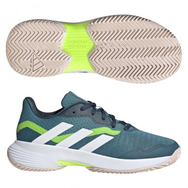 Chaussures Adidas Courtjam Control W arctic fusion blanc 2023