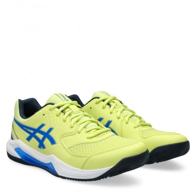 Asics Gel Dedicate 8 Padel glow yellow illusion bleu