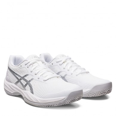 Chaussures Asics Gel Game 9 Clay white pure silver