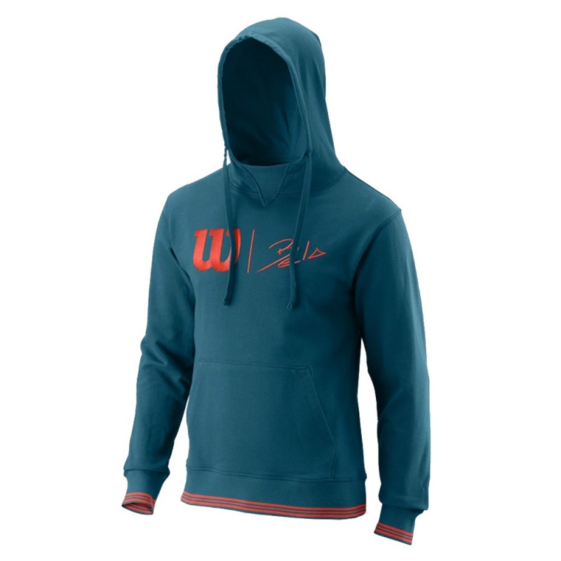 Sweatshirt Wilson Bela coupe slim bleu Sweatshirt Wilson Bela coupe slim bleu
