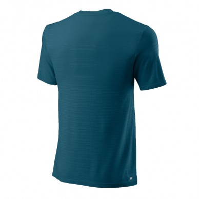T-shirt Wilson Bela sans couture Crew III bleu corail