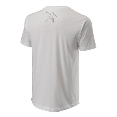 T-shirt Wilson technique Bela ITW blanc