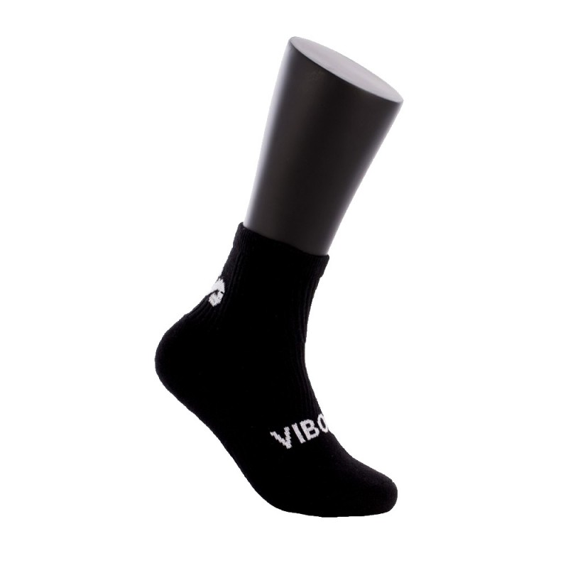 Chaussettes basses noires en rotin Vibora Mamba