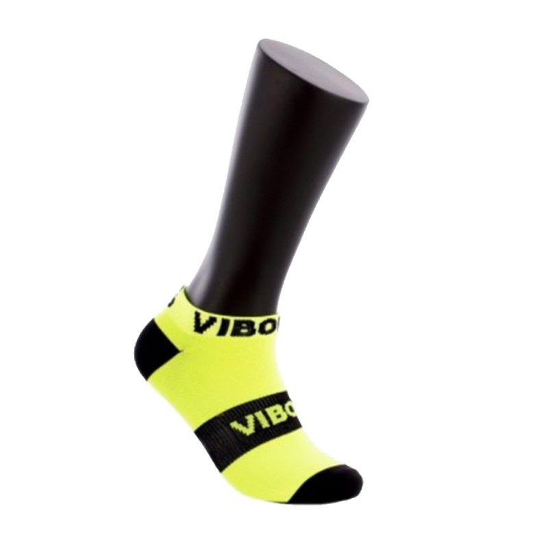 Chaussettes Vibora Kait invisible jaune noir Chaussettes Vibora Kait invisible jaune noir