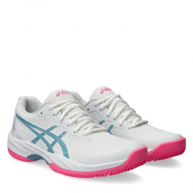 Asics Gel Game 9 Padel white pink blue