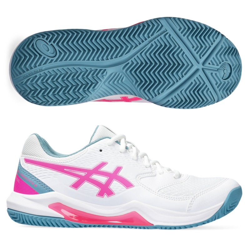 Chaussures Asics Gel Dedicate 8 Padel white hot pink 2023 Chaussures Asics Gel Dedicate 8 Padel white hot pink 2023