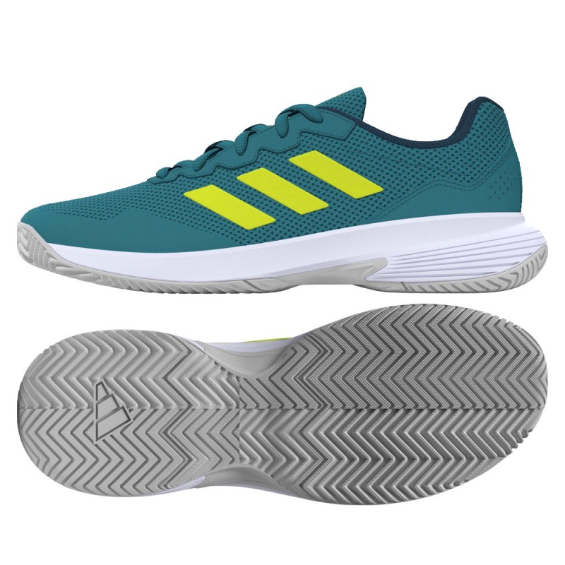 Chaussures Adidas Gamecourt 2 M arctic fusion lucid lemon white 2023