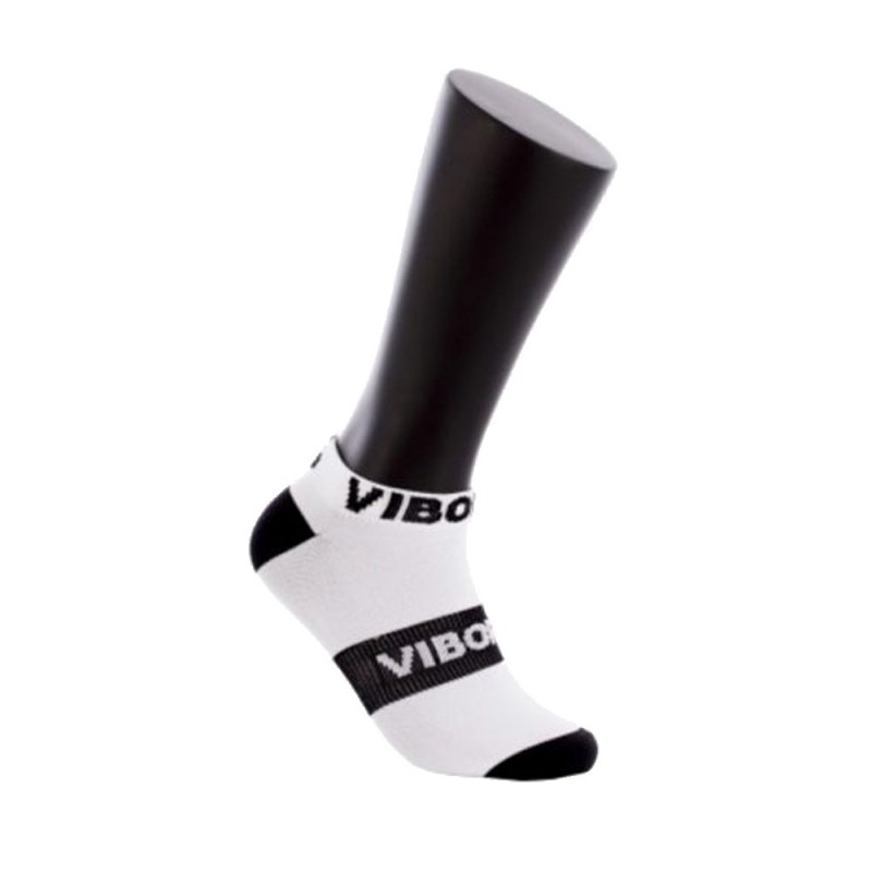 Chaussettes invisibles blanches noires Vibora Kait Chaussettes invisibles blanches noires Vibora Kait