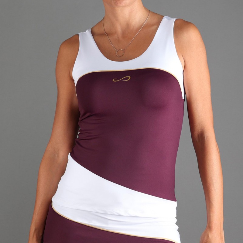 T-shirt Courbe Sans Fin Violet T-shirt Courbe Sans Fin Violet