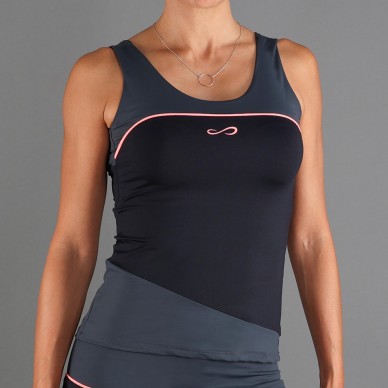 T-shirt Endless Curve Noir Titane
