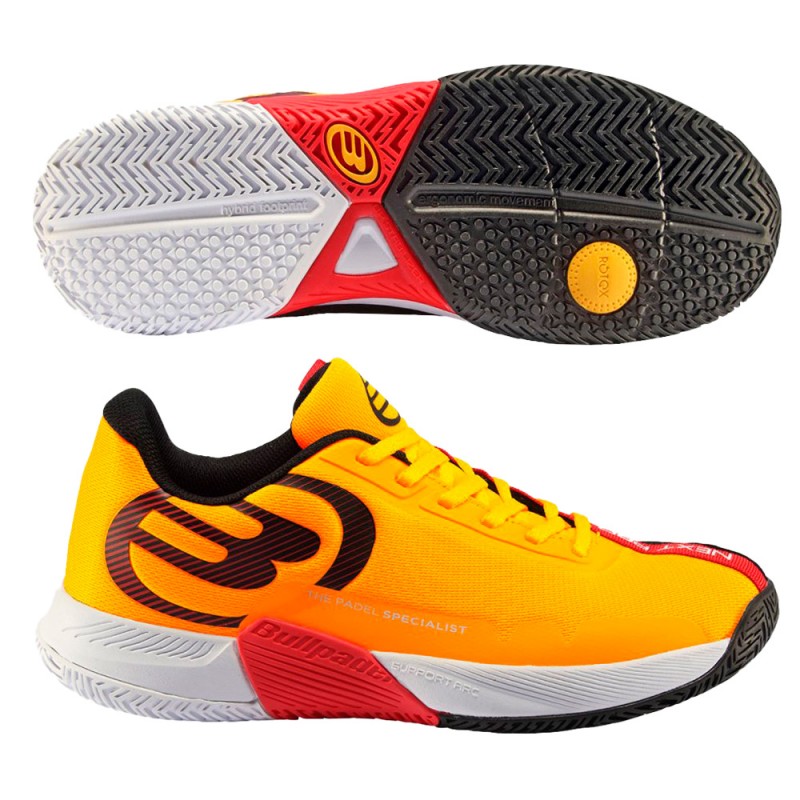 Chaussures Bullpadel Next Pro 23I orange noir Chaussures Bullpadel Next Pro 23I orange noir