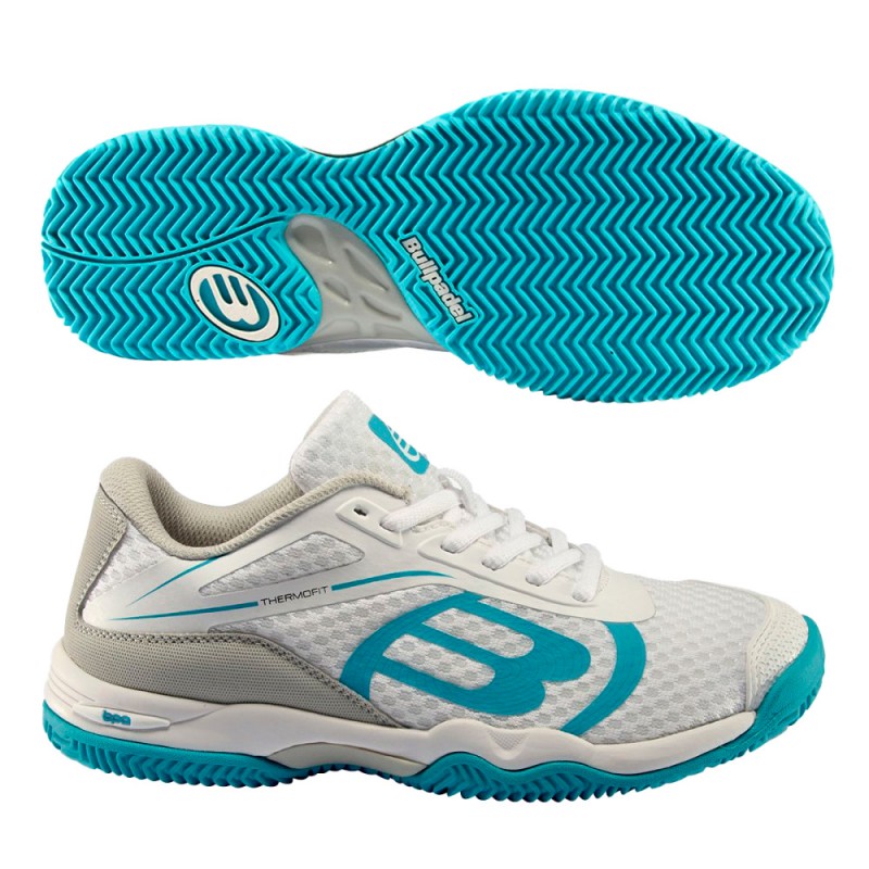 Chaussures Bullpadel Beker W 23I bleu clair blanc 2023 Chaussures Bullpadel Beker W 23I bleu clair blanc 2023