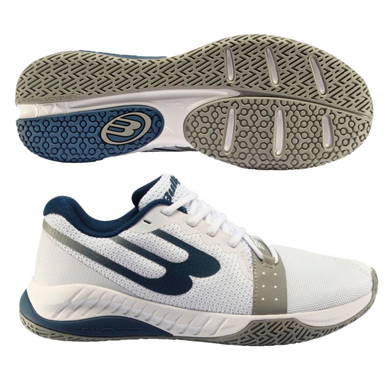 Chaussures Bullpadel Comfort 23I Blanc Bleu Marine 2023