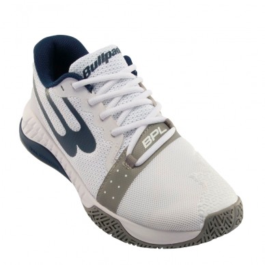Chaussures Bullpadel Comfort 23I blanches bleu marine