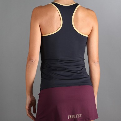 T-shirt Endless Minimal noir et violet