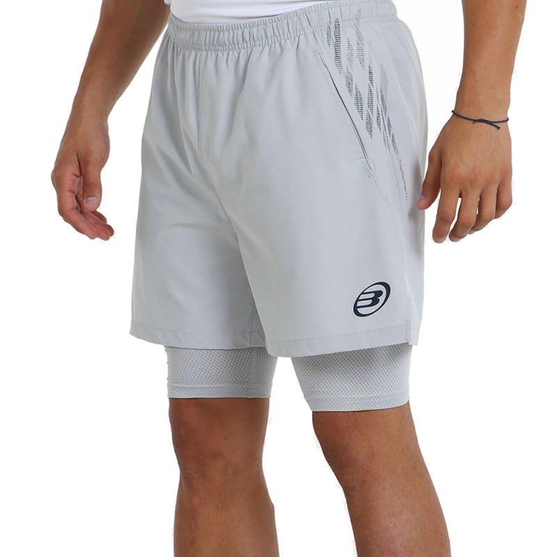 Short Bullpadel Misil gris clair Short Bullpadel Misil gris clair