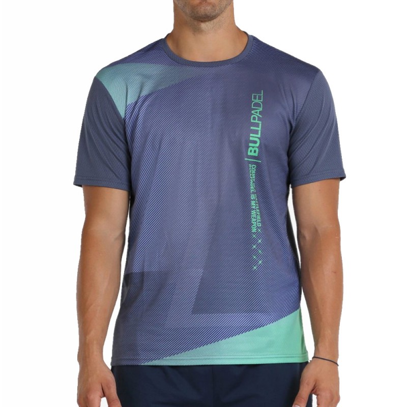 T-shirt Bullpadel Orisa bleu ombre T-shirt Bullpadel Orisa bleu ombre
