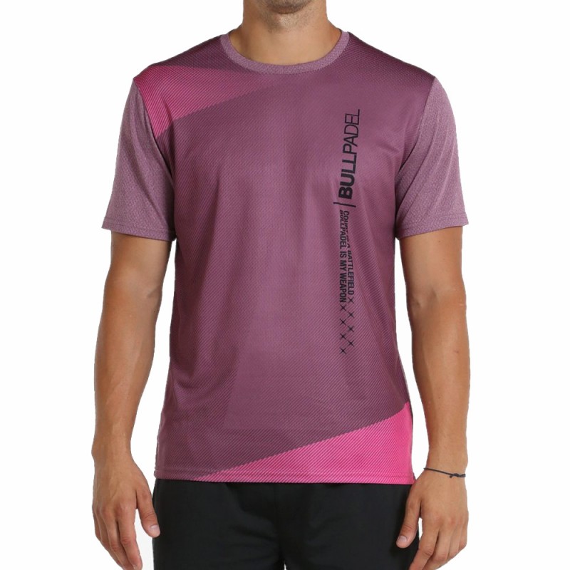 T-shirt Bullpadel Orisa tamisé raisin vigore T-shirt Bullpadel Orisa tamisé raisin vigore