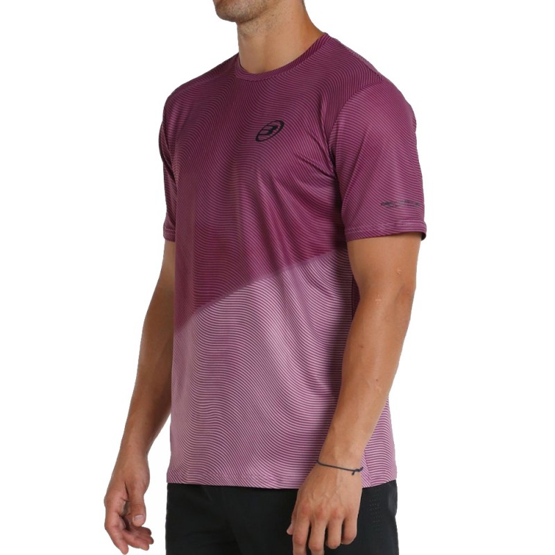 T-shirt Bullpadel Misar raisin tamisé T-shirt Bullpadel Misar raisin tamisé