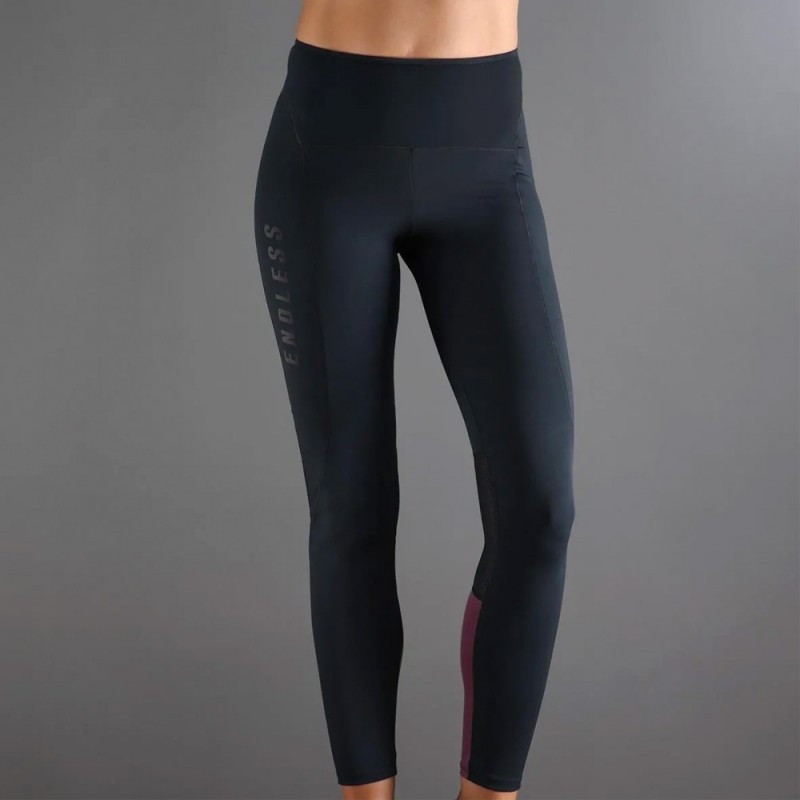 Leggings Endless Indy en noir et violet Leggings Endless Indy en noir et violet