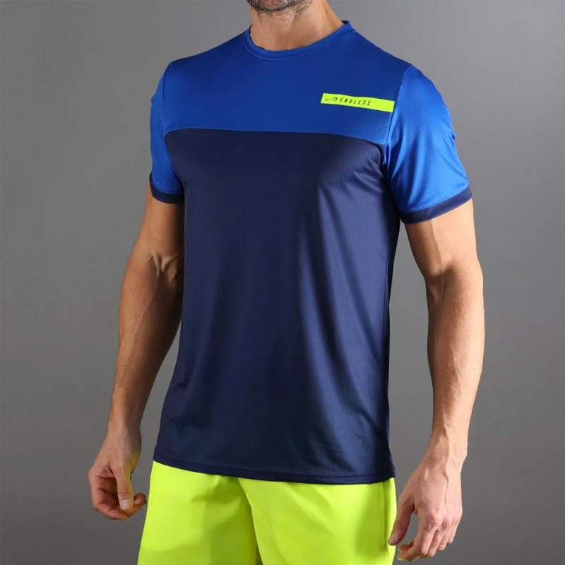 T-Shirt Endless Alpha II bleu T-Shirt Endless Alpha II bleu