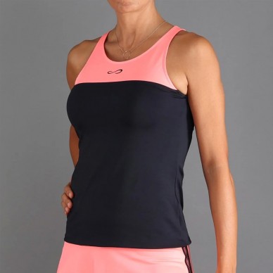 T-Shirt Endless Lux Ribbon noir corail