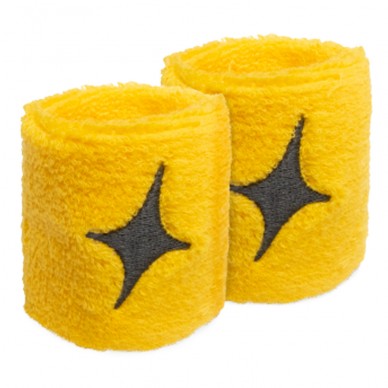 Poignets Star Vie jaune étoile noire