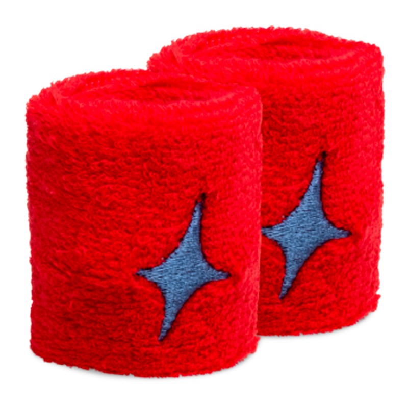 Poignets Star Vie rouge étoile bleue Poignets Star Vie rouge étoile bleue