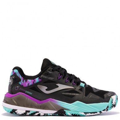 chaussures Joma Spin Lady 2401 black turquoise pink 2024