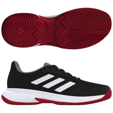 Chaussures Adidas Gamecourt Lite black white 2024