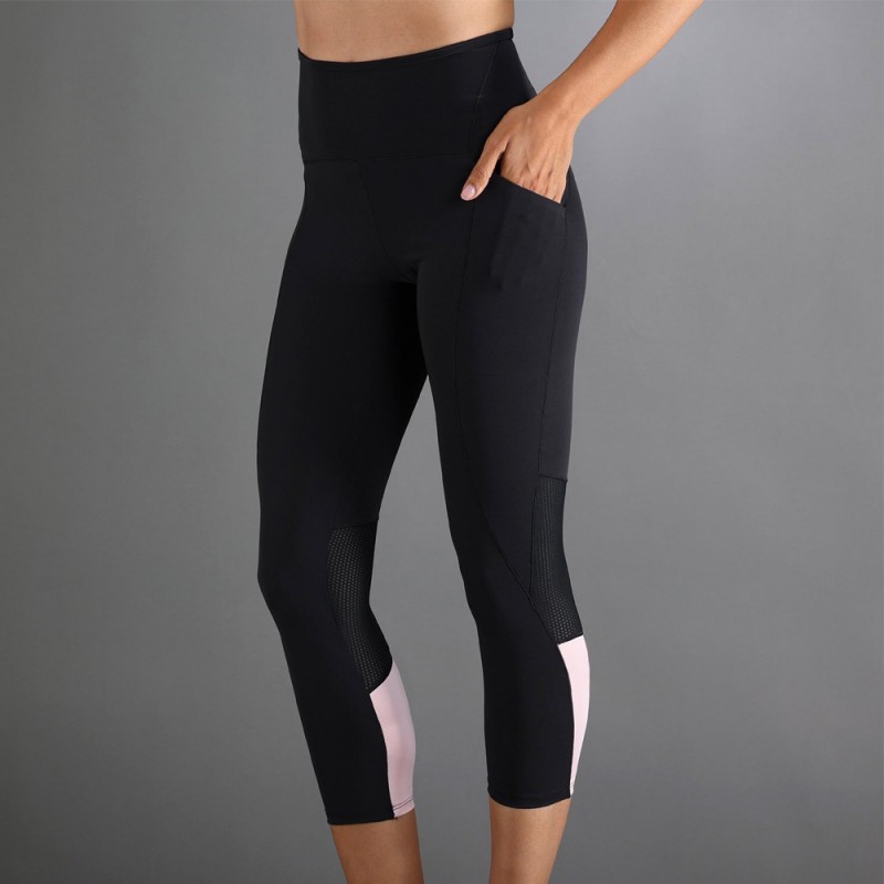 Leggings Endless Indy 7/8 rose noir Leggings Endless Indy 7/8 rose noir