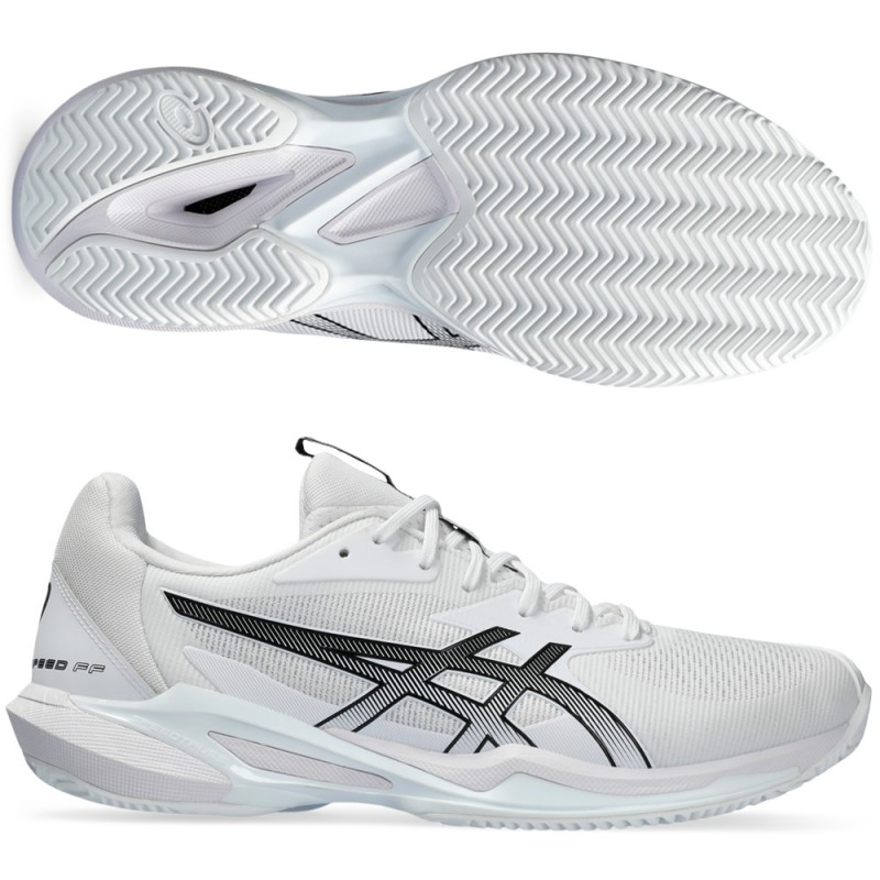 chaussures Asics Solution Speed FF 3 Clay white black 2024 chaussures Asics Solution Speed FF 3 Clay white black 2024