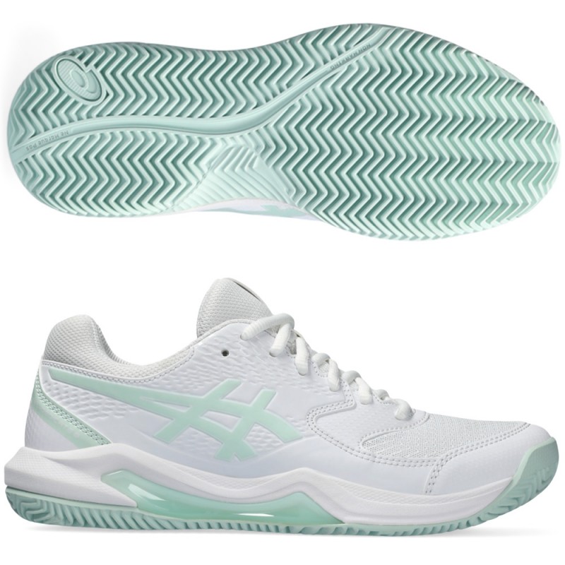chaussures Asics Gel Dedicate 8 Clay white pale blue 2024 chaussures Asics Gel Dedicate 8 Clay white pale blue 2024