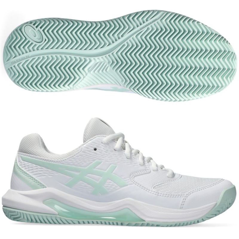 chaussures Asics Gel Dedicate 8 Clay white pale blue 2024