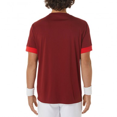 t-shirt Asics Court SS Top rouge