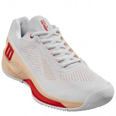 Chaussures Wilson Rush Pro 4.0 W Clay white peach 2024