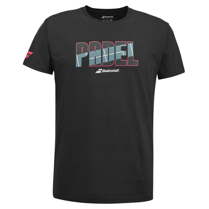 t-shirt Babolat Cotton Tee men noir