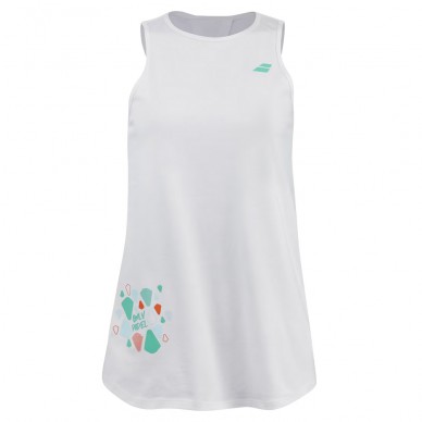 t-shirt Babolat Cotton Tank women blanc