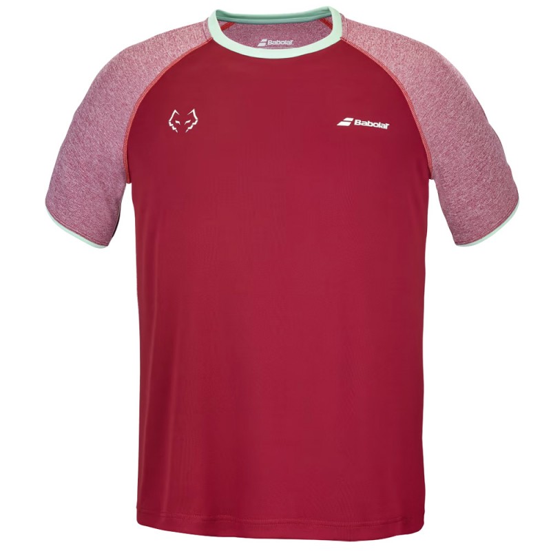 t-shirt Babolat Crew Neck Tee Lebron red rouge t-shirt Babolat Crew Neck Tee Lebron red rouge