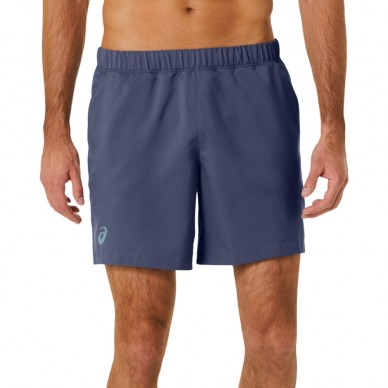 short Asics Men Court 7In en bleu orage