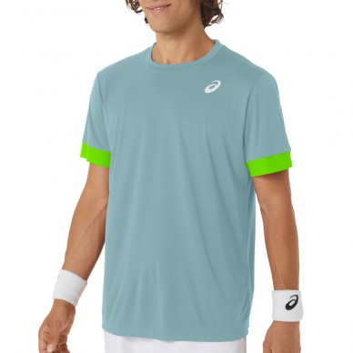 T-shirt Asics Men Court SS Top teinte turquoise