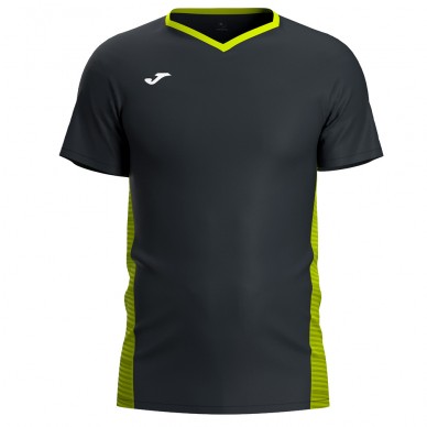 T-Shirt Joma Court noir vert