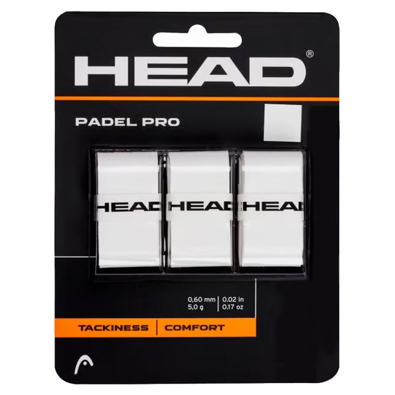 Overgrip Head Padel Pro 3 Pack blanc
