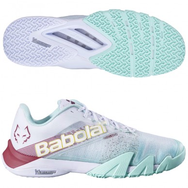 Chaussures Babolat Jet Premura 2 Men Lebron blanc rouge 2024