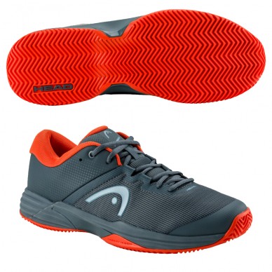 Chaussures Head Revolt Evo 2.0 Clay dark grey orange 2024