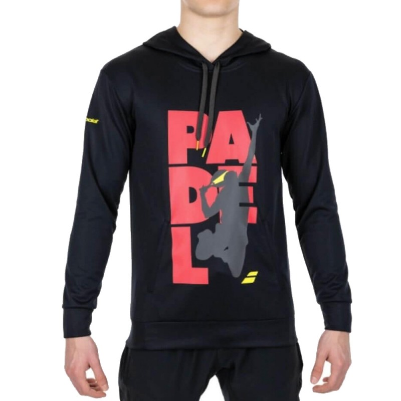 sweat Babolat Padel Hood noir sweat Babolat Padel Hood noir