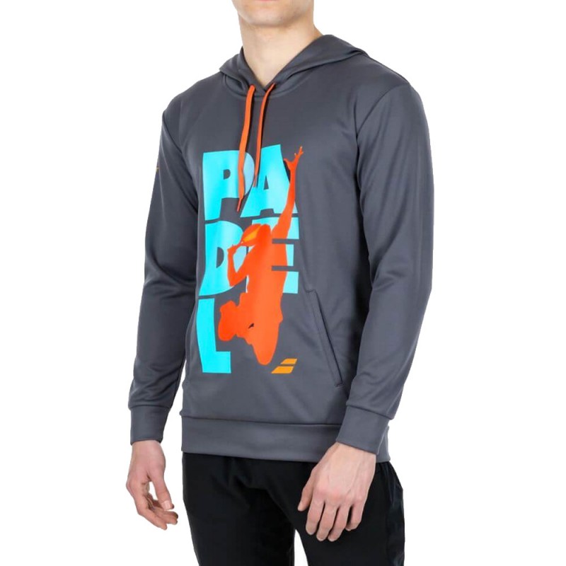 sweat Babolat Padel Hood gris sweat Babolat Padel Hood gris