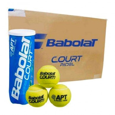Carton Balles Babolat Court X3 24 x 3